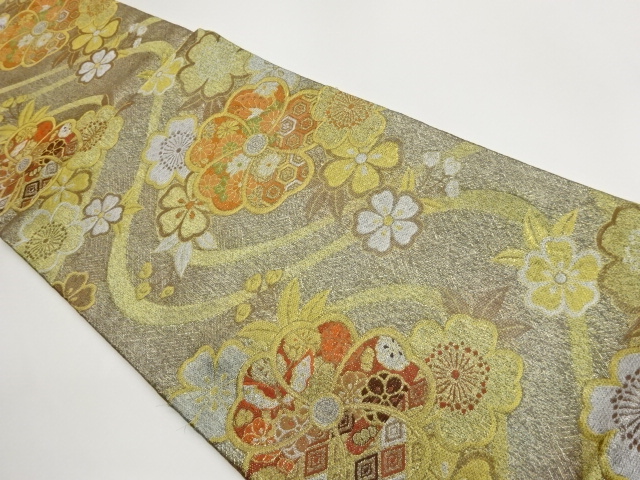 JAPANESE FUKURO OBI / WOVEN SAKURA